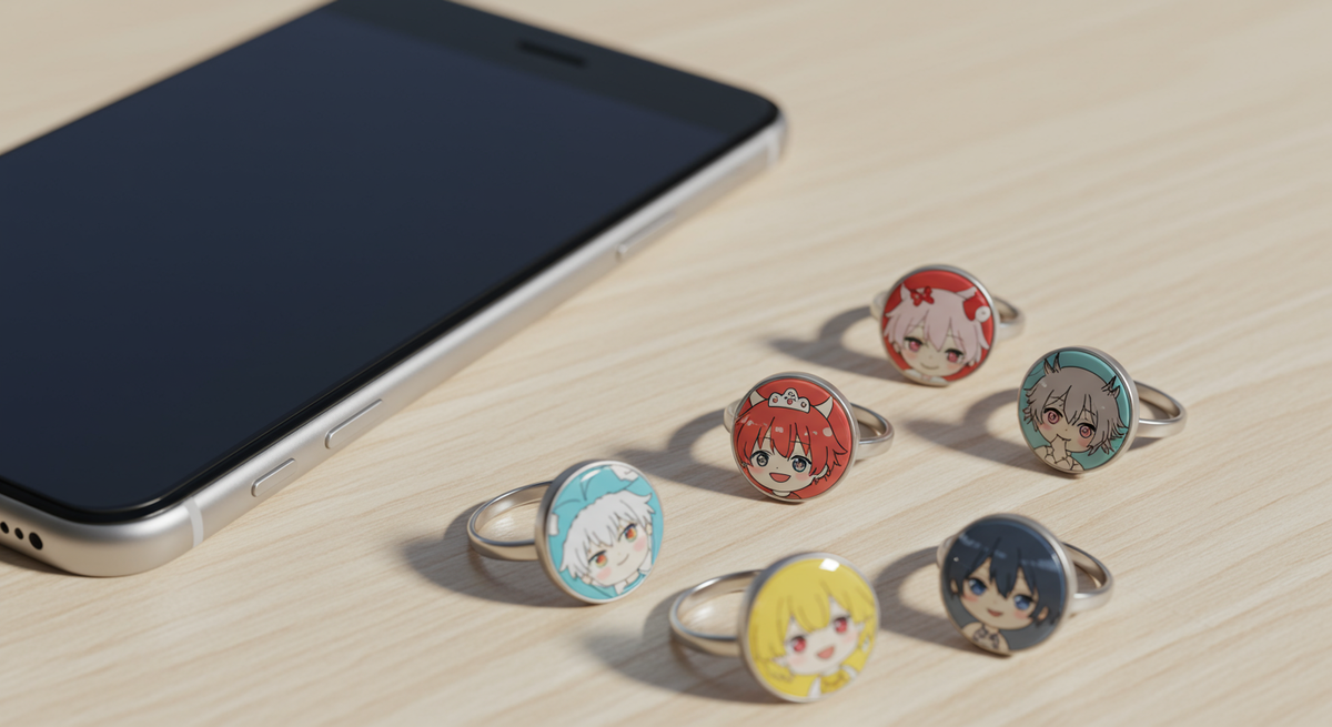 【最新】スマホリング×アニメキャラクターおすすめ15選｜推しと一緒に落下防止