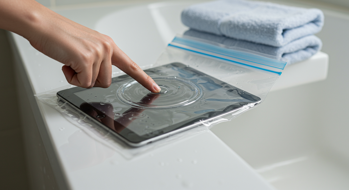 【最新】タブレットをお風呂で使うためのジップロックや防水ケースおすすめ15選|失敗しない選び方