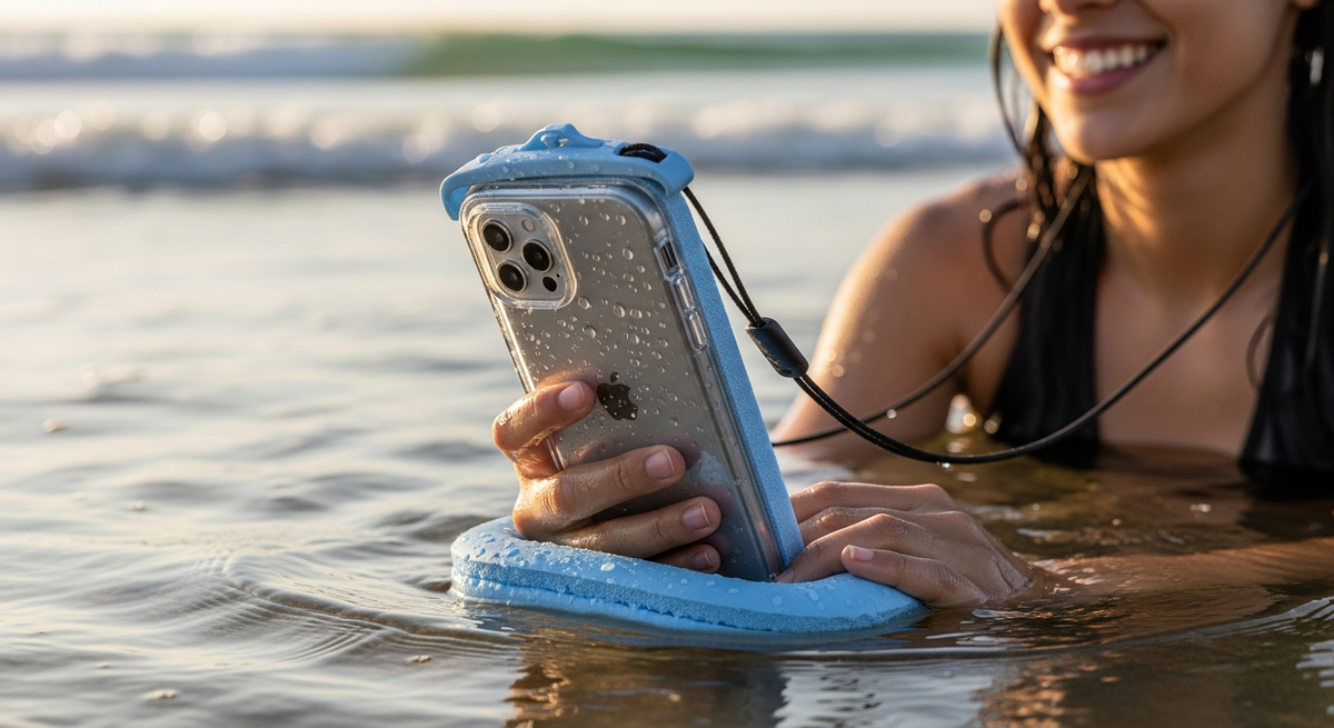 【最新】スマホの防水ケースおすすめ15選|海・プール・お風呂で使えるIPX8対応から浮力付きや首掛けタイプまで