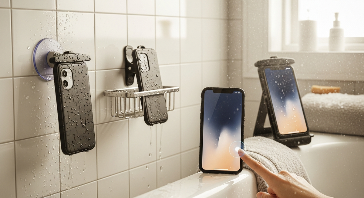【最新】お風呂用スマホ防水ケースおすすめ15選|マグネット・吸盤・スタンドのタイプ別に失敗しない選び方