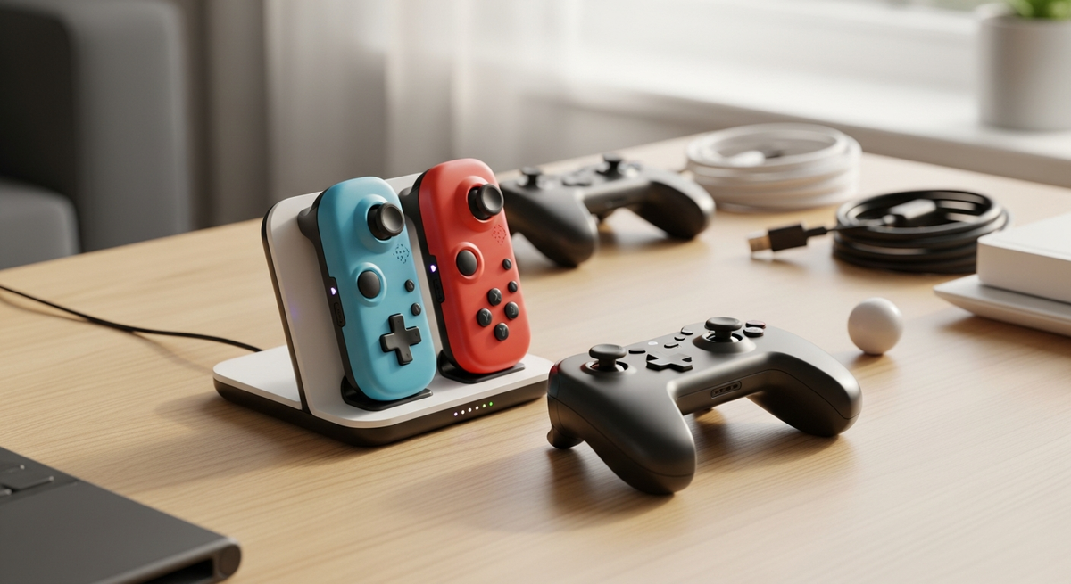 【最新】スイッチのコントローラー・Joy-Conの充電おすすめ15選｜置くだけスタンドや充電グリップも解説