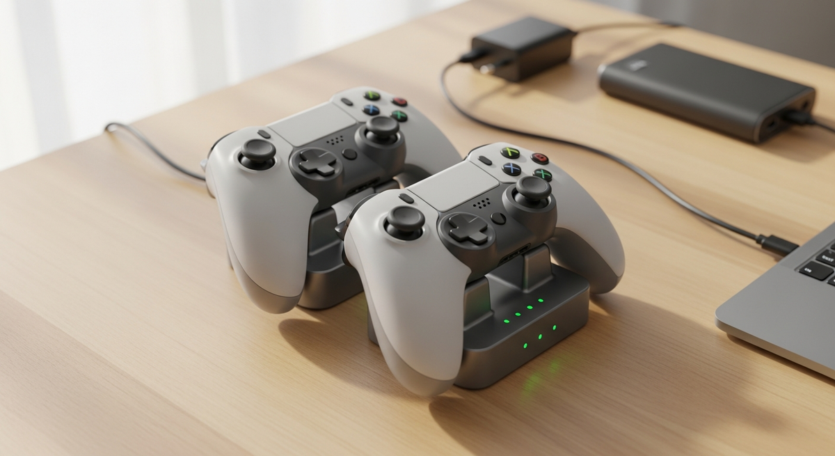 【最新】PS4コントローラーを本体以外で充電できるおすすめ15選｜置くだけ充電・USB・AC対応を厳選