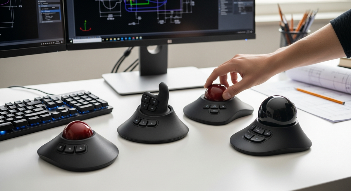 【最新】CAD向けトラックボールおすすめ15選|精密操作に強い多ボタン・疲労軽減モデル