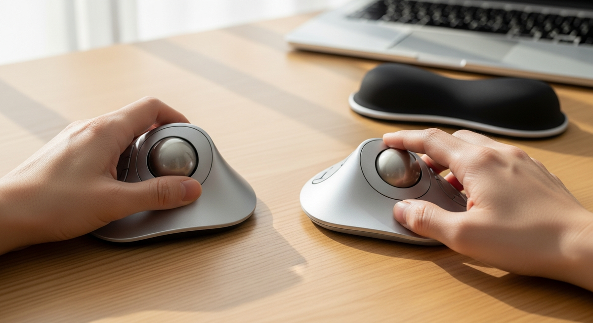 【最新】腱鞘炎対策向けトラックボールおすすめ15選|親指タイプ・人差し指タイプのエルゴノミクスモデル