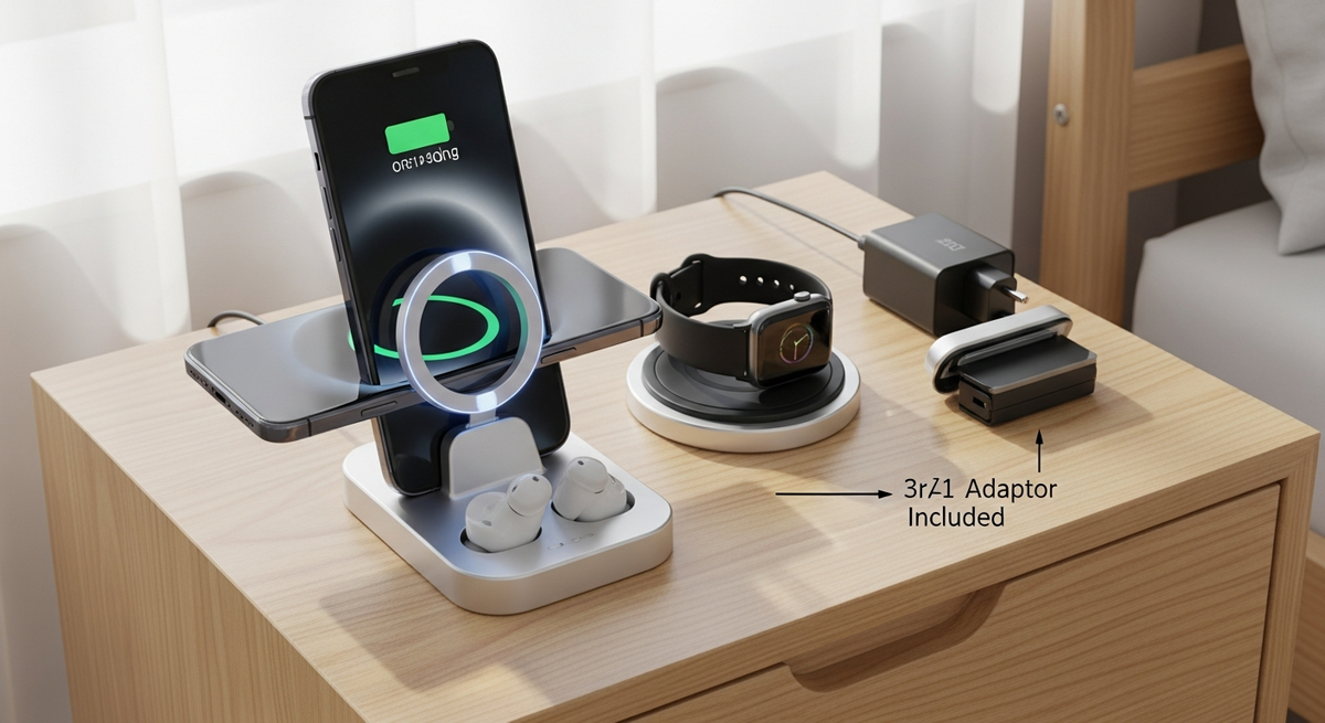 【最新】Ankerの3in1ワイヤレス充電器おすすめ15選|MagSafe/Qi2対応、iPhone・Apple Watchを同時充電