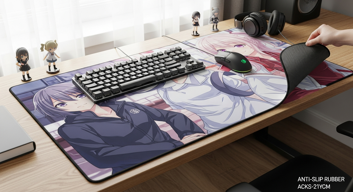 【最新】アニメ柄の大型マウスパッドおすすめ15選|キーボードも置けるXLや公式デザインを厳選