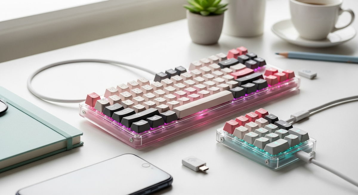 【最新】かわいいデザインの光るキーボードおすすめ15選|写真映えするピンクやクリアモデルの選び方