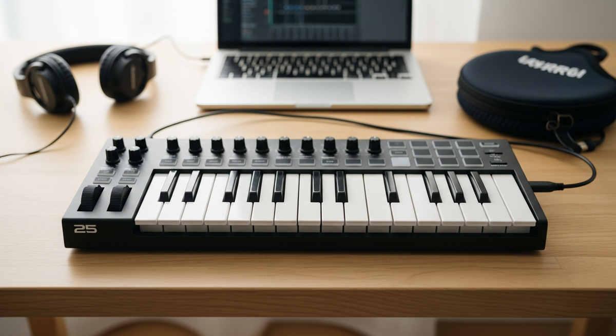 【最新】25鍵MIDIキーボードおすすめ15選|初心者向け・持ち運びに便利なモデルと失敗しない選び方