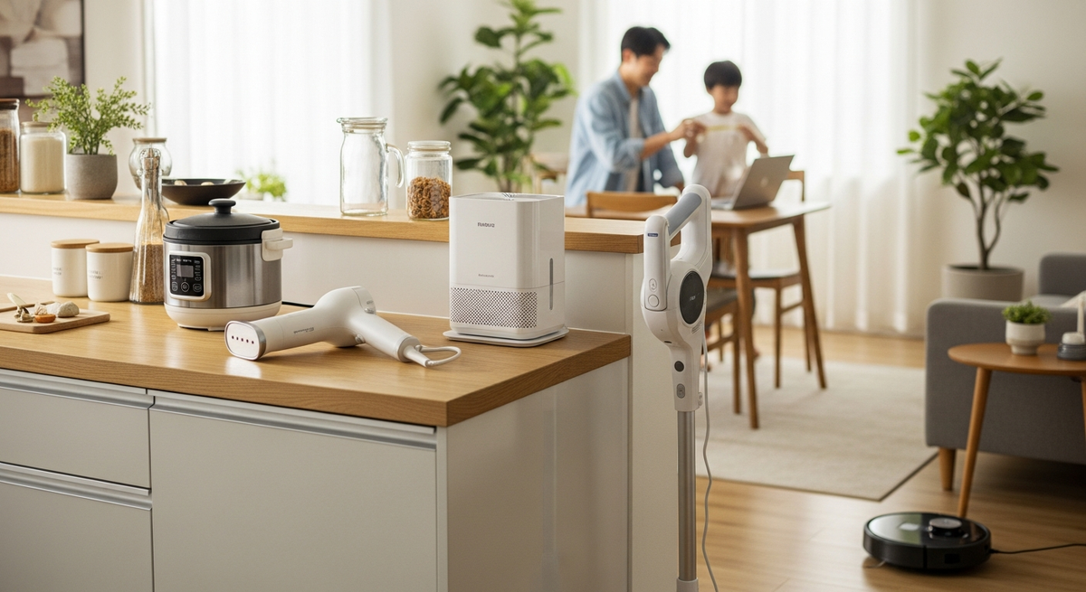 【最新】買ってよかった家電ランキング|共働き・子育て世帯に役立つ時短家電おすすめ15選